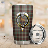 Clan Scott Brown Ancient Tartan Crest Tumbler VC19 Clan Scott (Scott Tartan) Tartan Today
